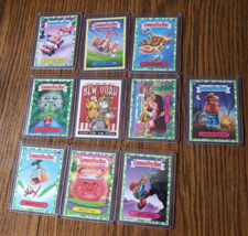 2023 Garbage Pail Kids Go on Vacation Green and Yellow Parallel Lot of 10 - £7.90 GBP