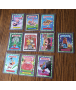 2023 Garbage Pail Kids Go on Vacation Green and Yellow Parallel Lot of 10 - £7.39 GBP