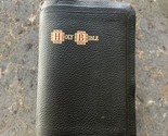 Vintage Holy Bible Master Art Edition King James Red Letter Jesus Leathe... - £53.51 GBP
