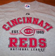 Cincinnati Reds Mlb Baseball Est 1869 T-Shirt Mens Medium New - £15.57 GBP
