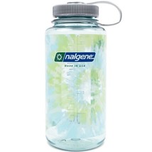 Nalgene Sustain 32oz Wide Mouth Tie-Dye Bottle (Seafoam) Recycled Reusable - £13.24 GBP
