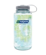 Nalgene Sustain 32oz Wide Mouth Tie-Dye Bottle (Seafoam) Recycled Reusable - £13.29 GBP