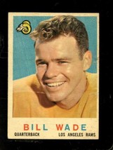 1959 Topps #110 Bill Wade Good+ La Rams *X85868 - £1.14 GBP