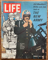 VTG LIFE Magazine February 5 1971 Bill Mauldin&#39;s Willie &amp; Joe Look At New Army - £7.90 GBP