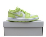 Air Jordan 1 Low SE Summit White Limelight Womens Size 8.5 NEW DH9619-103 - £125.05 GBP
