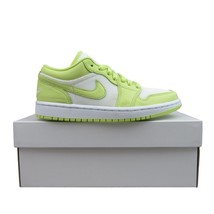 Air Jordan 1 Low SE Summit White Limelight Womens Size 8.5 NEW DH9619-103 - £125.86 GBP