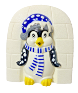 Vintage GIFTCO Plastic Igloo Penguin Refrigerator Baking Soda Holder UK ... - £6.42 GBP