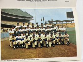 1965 Los Angeles Dodgers Vin Scully Jerry Doggett Night Time postcard fo... - £101.15 GBP
