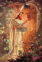 JESUS CHRIST KNOCKING ON DOOR CHRISTIAN 13X19 PHOTO - £14.15 GBP
