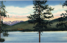 Shadow Mountain Lake Adjoining Grand Lake Rocky Mtn Natl Park Colorado Postcard - £3.87 GBP