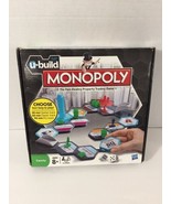 U-Build Monopoly Board Game Hasbro Pre-Owned Great Condition - $8.99