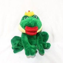 Frog Big Red Lips Crown Valentine&#39;s Day Plush Stuffed Animal 8&quot; Novelty ... - £22.54 GBP