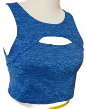 Offline By Aerie Hugger Athletic Top Built in Bra Sz M Peek-a-Boo Front Shirt - £13.98 GBP