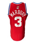 Stephon Marbury Signed Phoenix Suns 2003 M&amp;N HWC All-Star Game Jersey BA... - £268.25 GBP