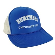 Vintage Chevrolet Geo Dealership Trucker Hat Cap Mesh Snapback GM Automo... - £10.97 GBP