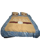Genuine Gucci Down Alternative King Comforter Blanket +Sheet &amp; Pillow Ca... - $932.59 CAD