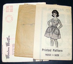 Child&#39;s SUNDRESS Vintage 1950&#39;s Marian Martin Pattern 9053 Size 6 UNCUT - £11.79 GBP