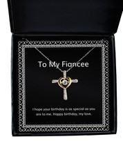 I Hope Your Birthday is as Special as You are to me. Cross Dancing Neckl... - £39.00 GBP
