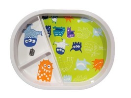 Circo Kid&#39;s Animal Themed Design Melamine Divided Plate 3 Sections 8 3/4&quot; - £10.85 GBP