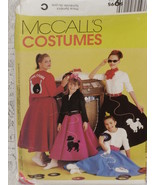 McCall's P416 Costume Pattern Misses' Poodle Skirt &amp; Top Size L - $7.95