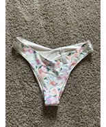 NWOT-Abercrombie &amp; Fitch pride collection-floral cheeky, bikini, bottom-... - $34.28 CAD
