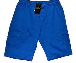 Xios  Blue Cargo  Men&#39;s Cotton Casual Shorts Size 2XL NEW  - £28.99 GBP