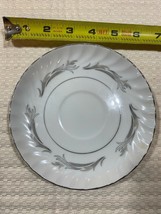 Harmony House China Platinum Scroll  Saucer - £3.83 GBP