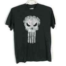 Marvel Mens Shirt Size XL Punisher Short Sleeve Cotton Tee Gray Grapic  - £11.73 GBP