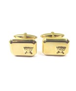 14k Yellow Gold Cufflinks With Menorah Israeli Hanukkah - £394.24 GBP