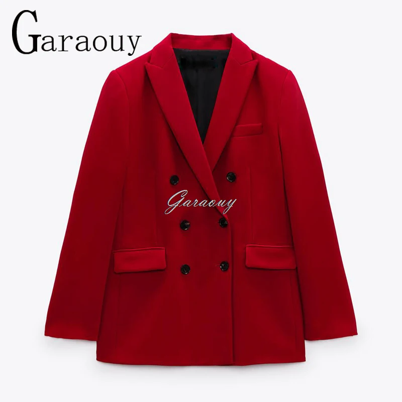 Garaouy   Women Spring Autumn Wear British Style Double-breasted Slim-fit Double - £153.42 GBP
