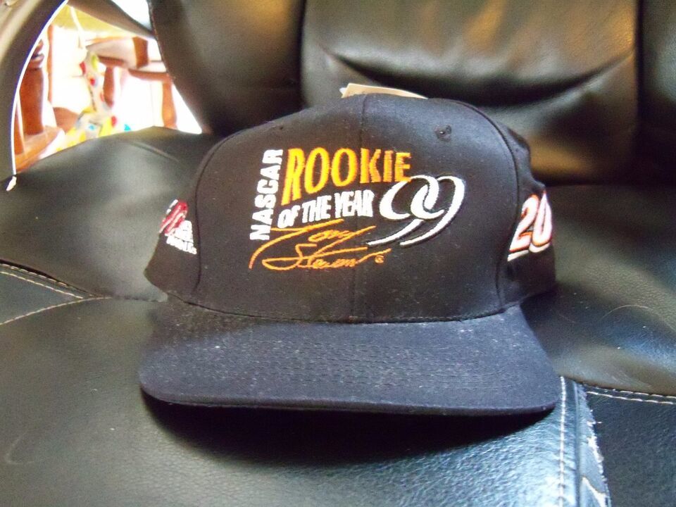 COMPETITORS VIEW Tony Stewart NASCAR "Rookie of The Year 1999 " BLACK HAT NEW - £40.52 GBP