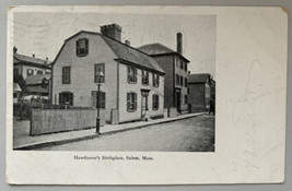 Hawthorne&#39;s Birthplace Salem MA Postcard PC203 - £10.27 GBP