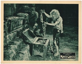MONTE CRISTO (1922) Silent Film Lobby Card John Gilbert as Edmond Dantes - £98.32 GBP