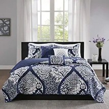 Madison Park Vienna Reversible Cotton Breathable Coverlet Bedding, King,... - $106.91