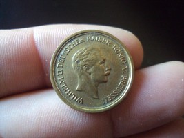 1878 German 20 Mark Münze Preußen Wilhelm Ii Fantasy Coin Prussia Germany Eagle - £27.54 GBP