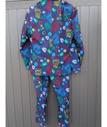 Suitmeister Mens Stage Funny Fancy Dress STAG Stand Out Casino Suit XL - $940.83 MXN