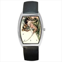 Fairy Butterfly Vintage Schmucker Fantasy Art Analog Watch Wristwatch - £24.01 GBP