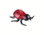 Gallarie II Colorful Glass  Christmas Ornament Red and Black Ladybug  - $12.10