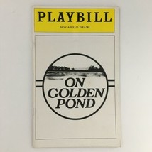 1979 Playbill New Apollo Theatre On Golden Pond Ron Carroll, Stan Lachow - $23.75