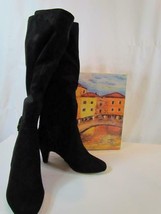 NIB Bella Vita Tall Black Boot With Heel And Zipper On Side Round Toe Size 8.5WW - £59.75 GBP