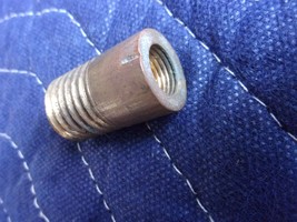 Vintage steering wheel shaft adapter female thread 7/16&quot; to coarse threa... - $23.76