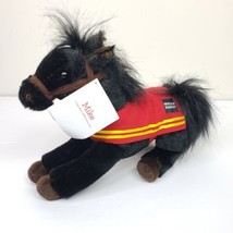 Wells Fargo Horse 2016 Mike Plush Toy Pony Stuffed Animal Black Brown - £12.57 GBP