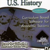 High Achiever U.S. History Grades 9-12 Windows 95/98/Me/XP/Vista CD ROM for PC - £3.90 GBP