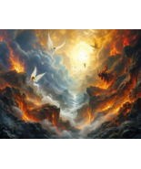 Angels and Demons Clash in a Mingling of Heaven and Hell Poster 18 x 24 - €23,15 EUR