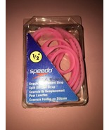 NEW Speedo Google Replacement Strap Split Silicone Strap 1/2&quot; Pink - €29,23 EUR