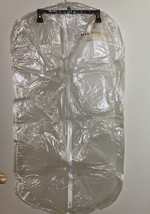 Clear Garment Bag With Zipper 42” Long X 21” Wide New - £4.55 GBP