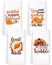 Thanksgiving Kitchen Towels Funny Grateful Thankful Blessed Friendsgiving Waf Ho - £46.97 GBP