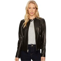Marc New York Women&#39;s Moto Goldie Leather Jacket - £223.01 GBP
