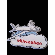 Beautiful vintage Milwaukee airplane magnet - $11.88