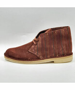 RARE Clarks Originals Mens Sz 9 Desert Dance Hall Boots Rust Brown Suede... - $188.09
